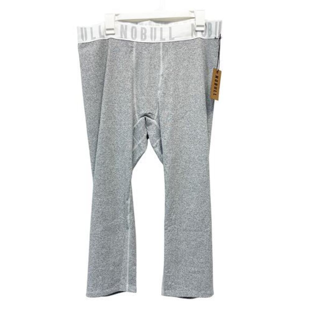 NoBull Men's‎ Gray Compression 34" Length Tights Pants Size XXXL
